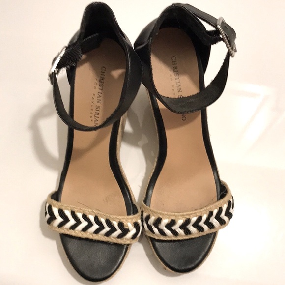 Christian Siriano Shoes - CHRISTIAN SORIANO Espadrille Platform Wedge Sandals